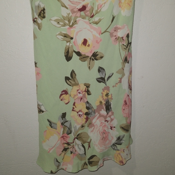 NWT PRIVACY PLEASE Ozark Mint Floral Dress - Picture 6 of 10